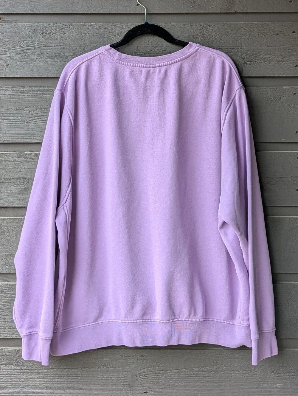 Nike Pastel Lilac Purple Embroidered Crewneck Sweatshirt Floral Mushroom XXL